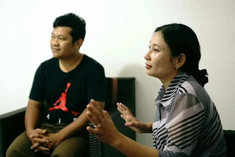 CIF-staff-Menghong-and-Naomy-chat-about-child-protection-3